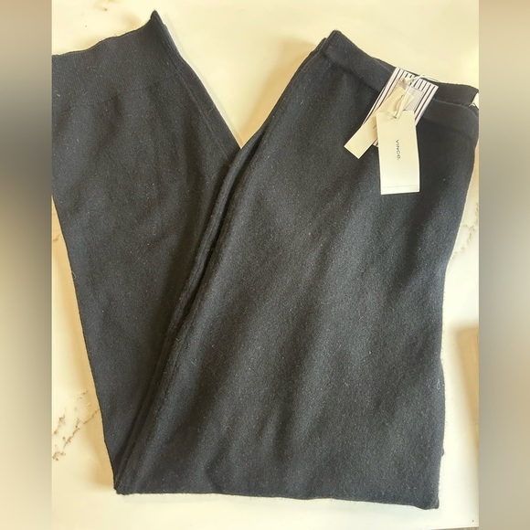 Vince Black knit wool Pants NWT size L - Picture 1 of 5